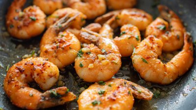 Fresh Garlic Gulf Shrimp